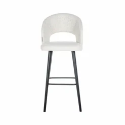 Richmond Interiors Barstoel Savoy white bouclé (Copenhagen 900 Bouclé White)