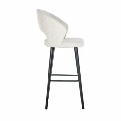 Richmond Interiors Barstoel Savoy white bouclé (Copenhagen 900 Bouclé White)
