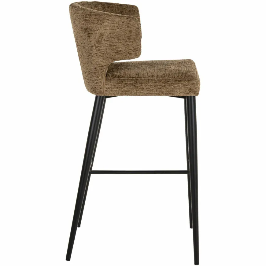 Richmond Interiors Barstoel Taylor brandy fusion fire retardant