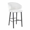 Richmond Interiors Barstoel Indigo White Bouclé (Copenhagen 900 Bouclé White)