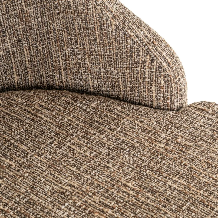 Richmond Interiors Barstoel Bolton brown tweed (Set of 2)