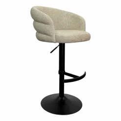 Richmond Interiors Barstoel Nikki biscotti swivel fire retardant