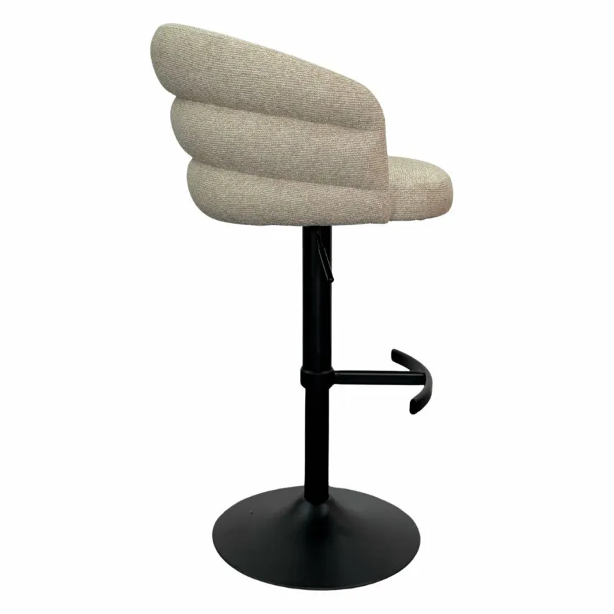Richmond Interiors Barstoel Nikki biscotti swivel fire retardant