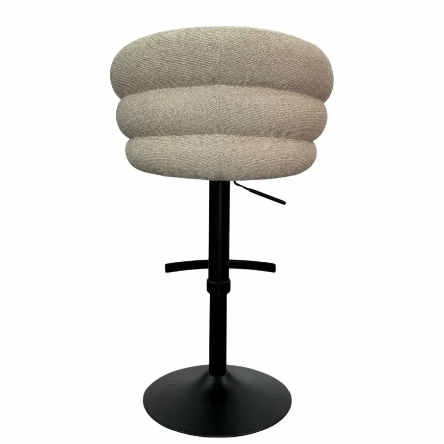 Richmond Interiors Barstoel Nikki biscotti swivel fire retardant