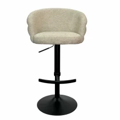 Richmond Interiors Barstoel Nikki biscotti swivel fire retardant