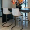 Richmond Interiors Barstoel Bolton natural renagade met geborsteld goud