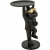 Richmond Interiors Bijzettafel Bullie Zwart/Goud