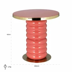 Richmond Interiors Bijzettafel Shirin Pink