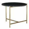 Richmond Interiors Bijzettafel Casey met marmeren top zwart