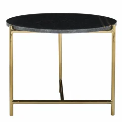 Richmond Interiors Bijzettafel Casey met marmeren top zwart