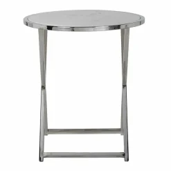 Richmond Interiors Bijzettafel Jaimy met marmeren top groot