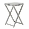 Richmond Interiors Bijzettafel Cameron met marmeren top klein