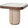 Richmond Interiors Bijzettafel Willox brown including glass