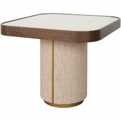 Richmond Interiors Bijzettafel Willox brown including glass