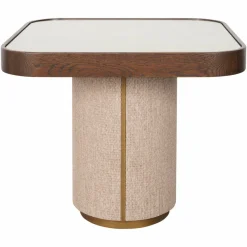 Richmond Interiors Bijzettafel Willox brown including glass