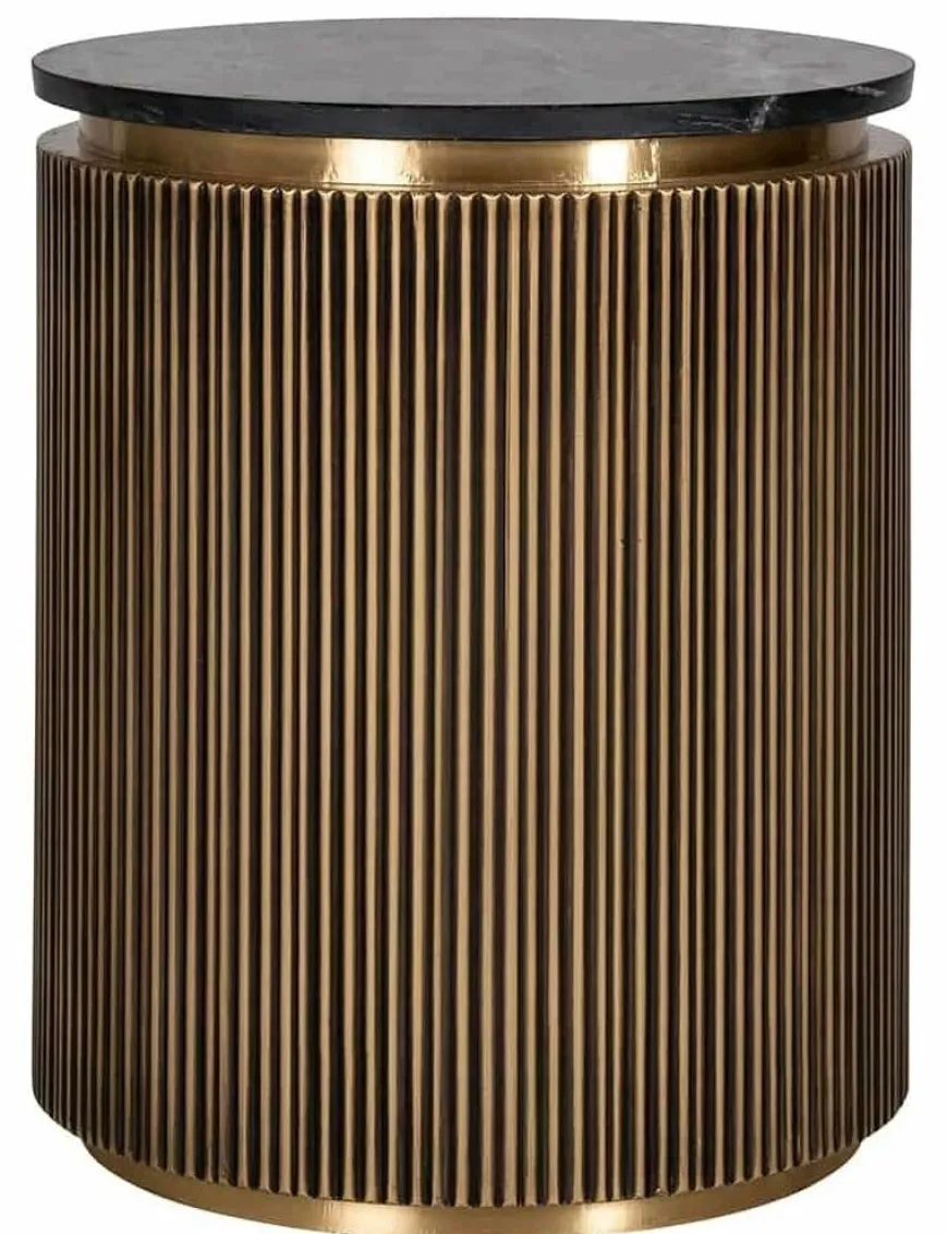 Richmond Interiors Bijzettafel Ironville 50Ø (Gold)