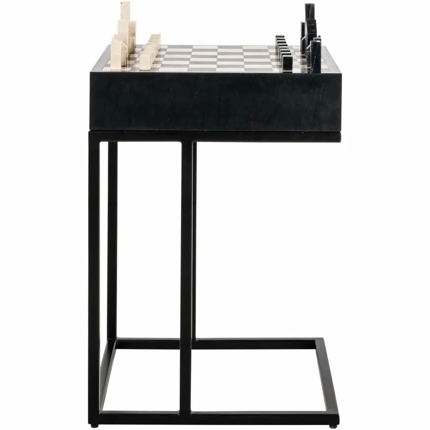 Richmond Interiors Bijzettafel Davos black