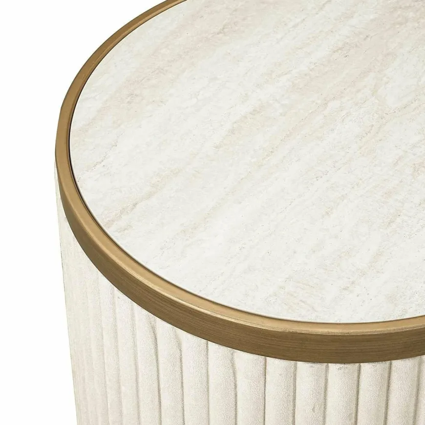Richmond Interiors Bijzettafel Tivoli set van 2 Wit