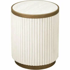 Richmond Interiors Bijzettafel Tivoli set van 2 Wit