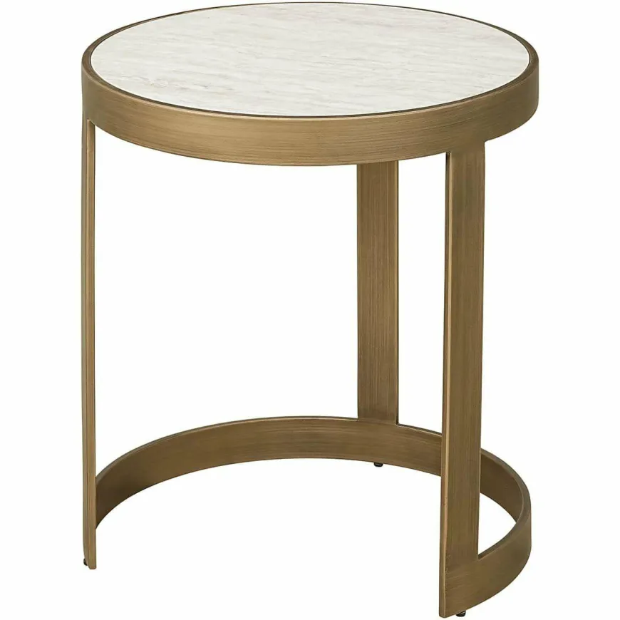 Richmond Interiors Bijzettafel Tivoli set van 2 Wit