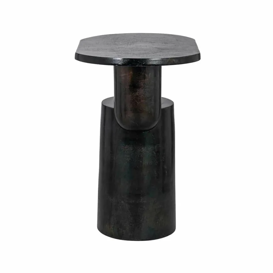 Richmond Interiors Bijzettafel Denzell zwart (Black)