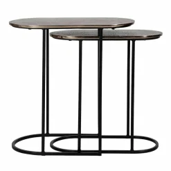 Richmond Interiors Bijzettafel Chandon set van 2 (Champagne gold)