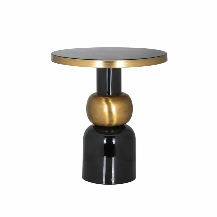 Richmond Interiors Bijzettafel Mose 51Ø (Black)