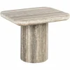 Richmond Interiors Bijzettafel Denizly grey faux travertine