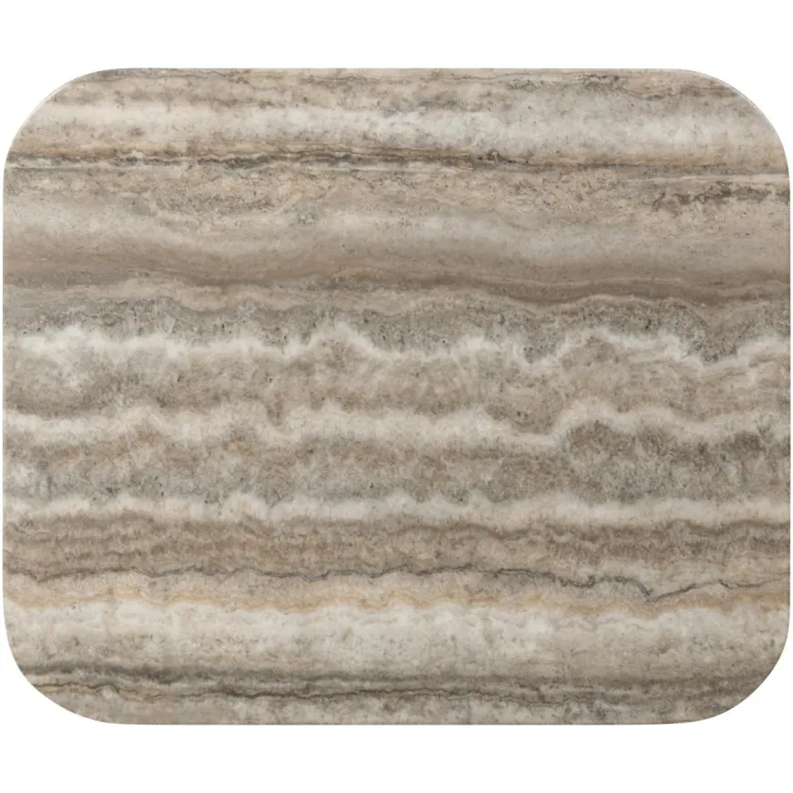 Richmond Interiors Bijzettafel Denizly grey faux travertine
