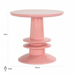Richmond Interiors Bijzettafel Josy Pink