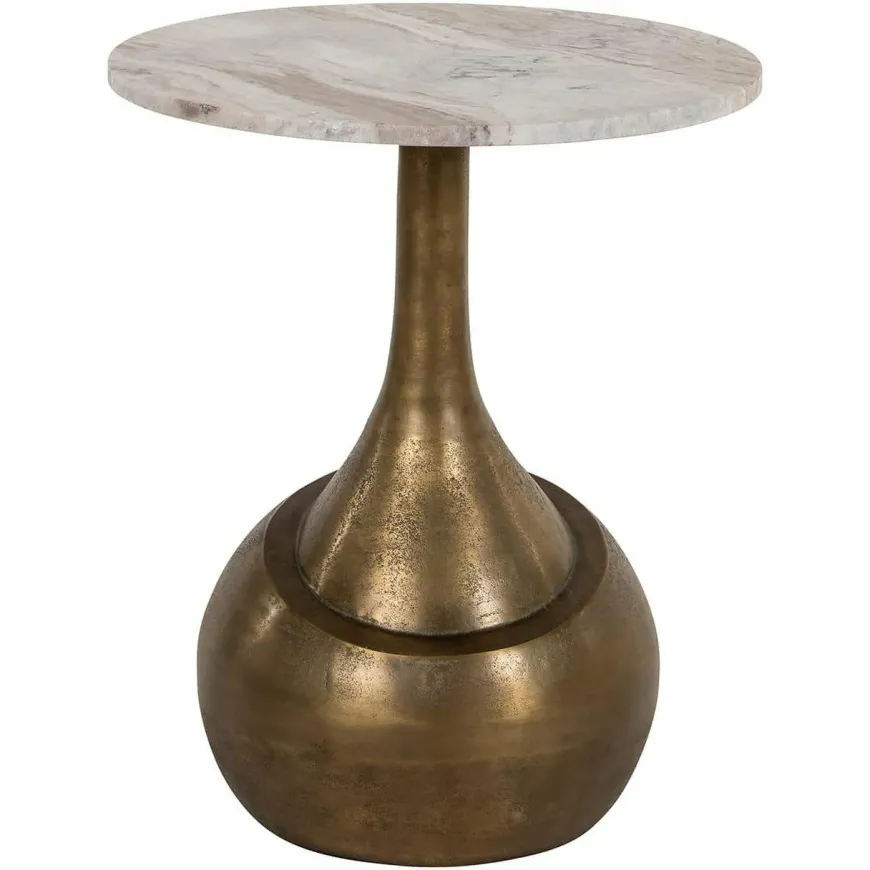 Richmond Interiors Bijzettafel Sia geborsteld Goud