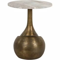 Richmond Interiors Bijzettafel Sia geborsteld Goud