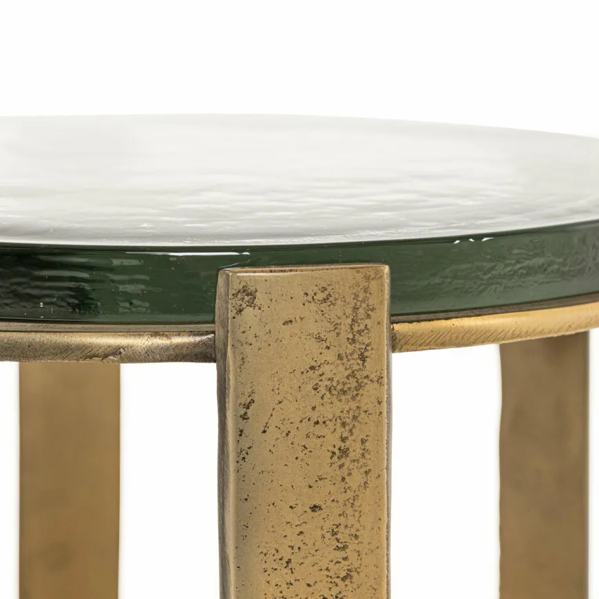 Richmond Interiors Bijzettafel Rixo goud