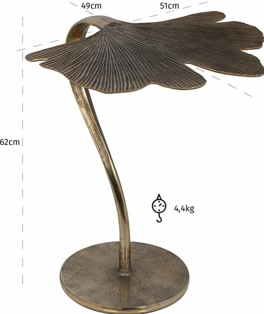 Richmond Interiors Bijzettafel June (Brushed Gold)