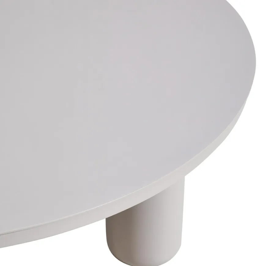 Richmond Interiors Buiten salontafel Quinn light beige 86Ø