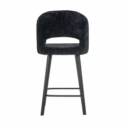 Richmond Interiors Counterstoel Savoy black chenille - Showroommodel