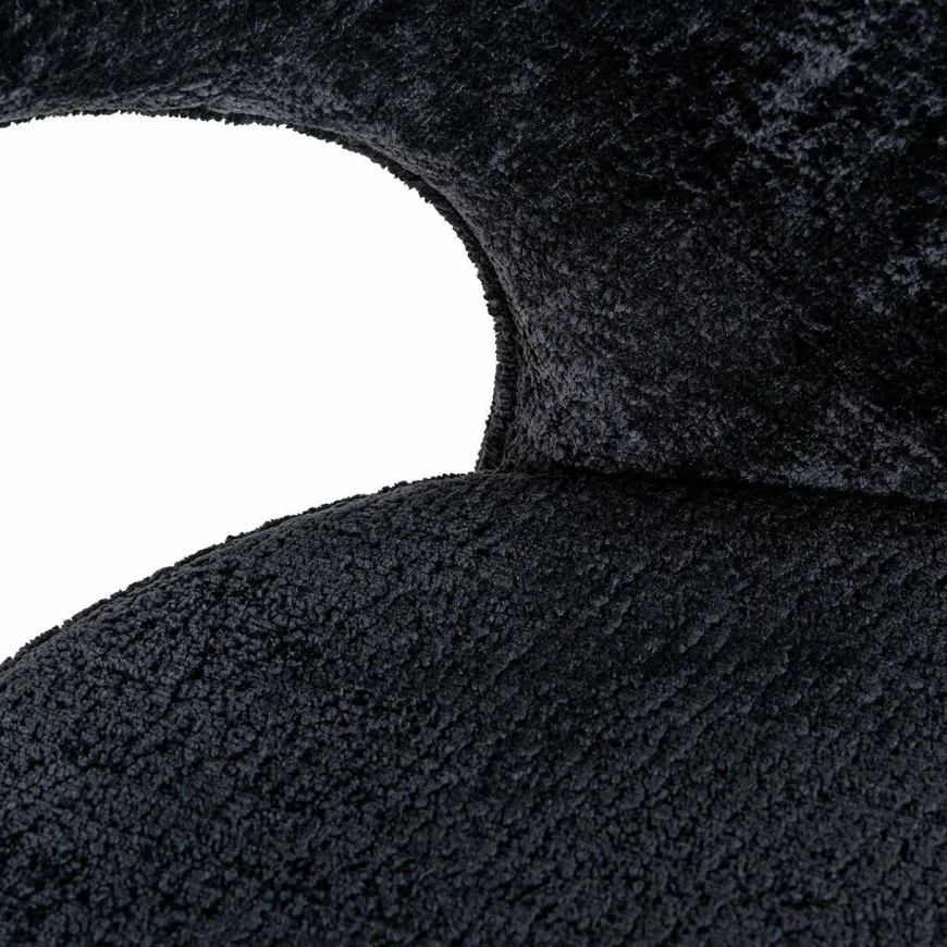Richmond Interiors Counterstoel Savoy black chenille - Showroommodel