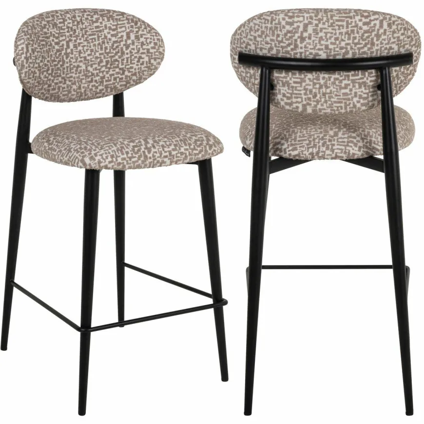 Richmond Interiors Counterstoel Dantes natural geo fire retardant