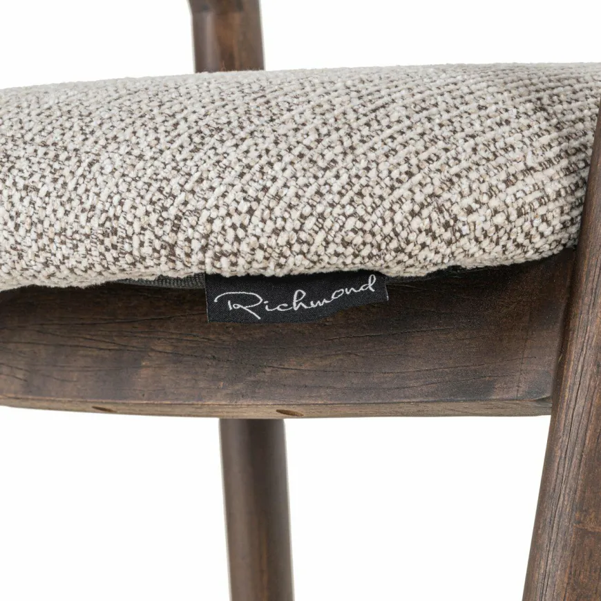 Richmond Interiors Counterstoel Mihara mocca fancy