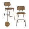 Richmond Interiors Counterstoel Xenia brandy fusion Set van 2