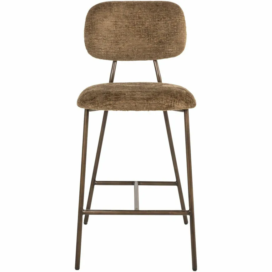 Richmond Interiors Counterstoel Xenia brandy fusion Set van 2