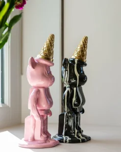 Richmond Interiors Deco object icebear zwart