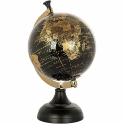 Richmond Interiors Deco object wereldbol Jilly Zwart