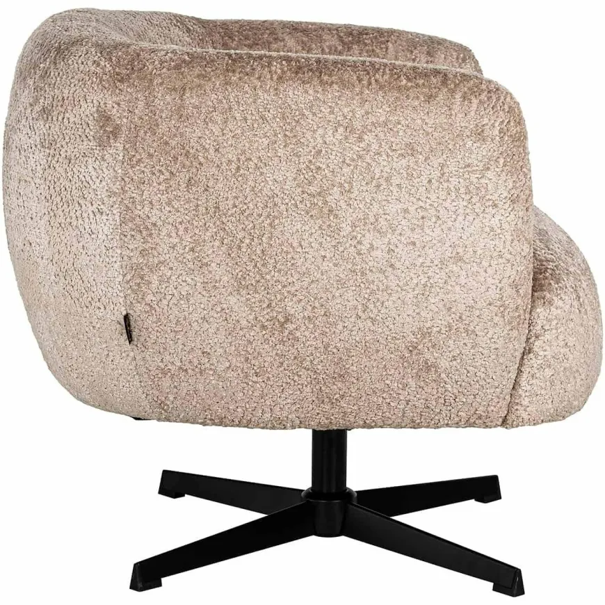 Richmond Interiors Draaifauteuil Estelle Sheep Nature