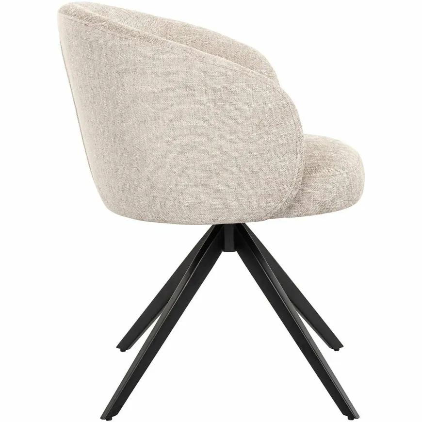 Richmond Interiors Draaifauteuil Olivia Miami 01 Natural