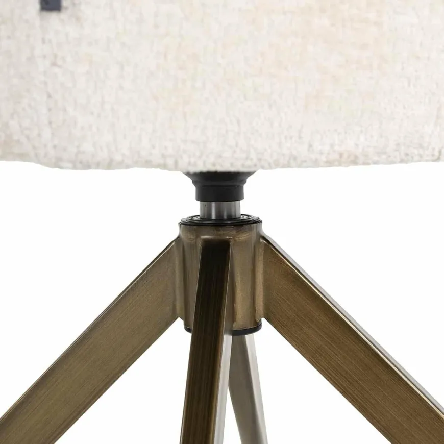 Richmond Interiors Draaistoel Aline white chenille