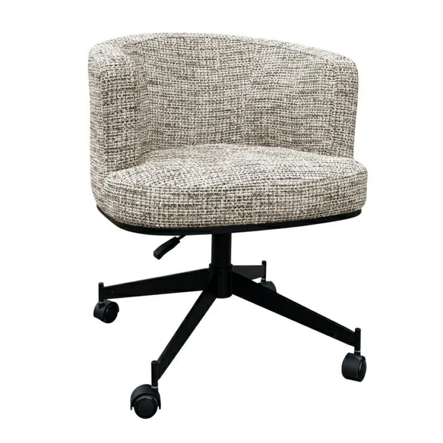 Richmond Interiors Draaistoel Rochenne met wielen Be Trendy 01 Nature