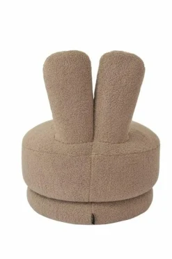 Richmond Interiors Draaifauteuil Bunny taupe teddy voor kinderen