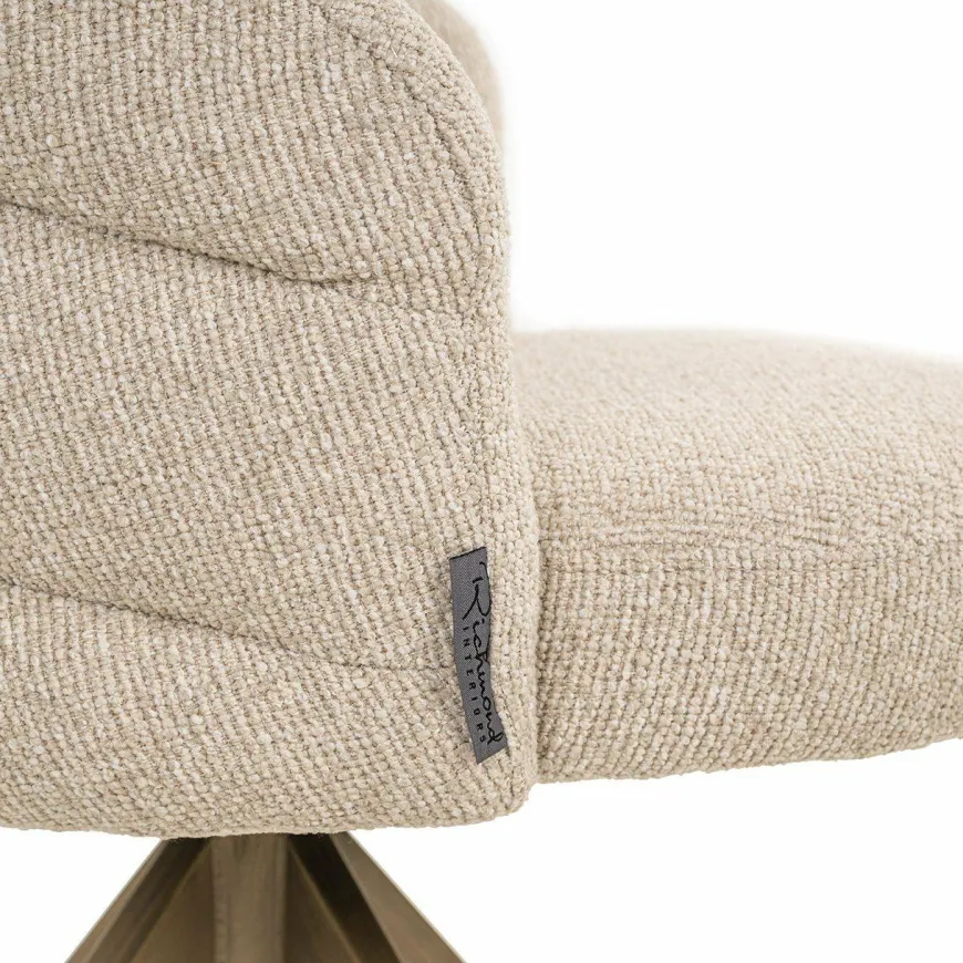 Richmond Interiors Draaistoel Zendaya biscotti