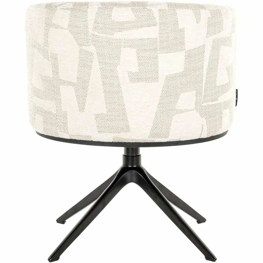 Richmond Interiors Draaifauteuil Cheyenne Beige graffic